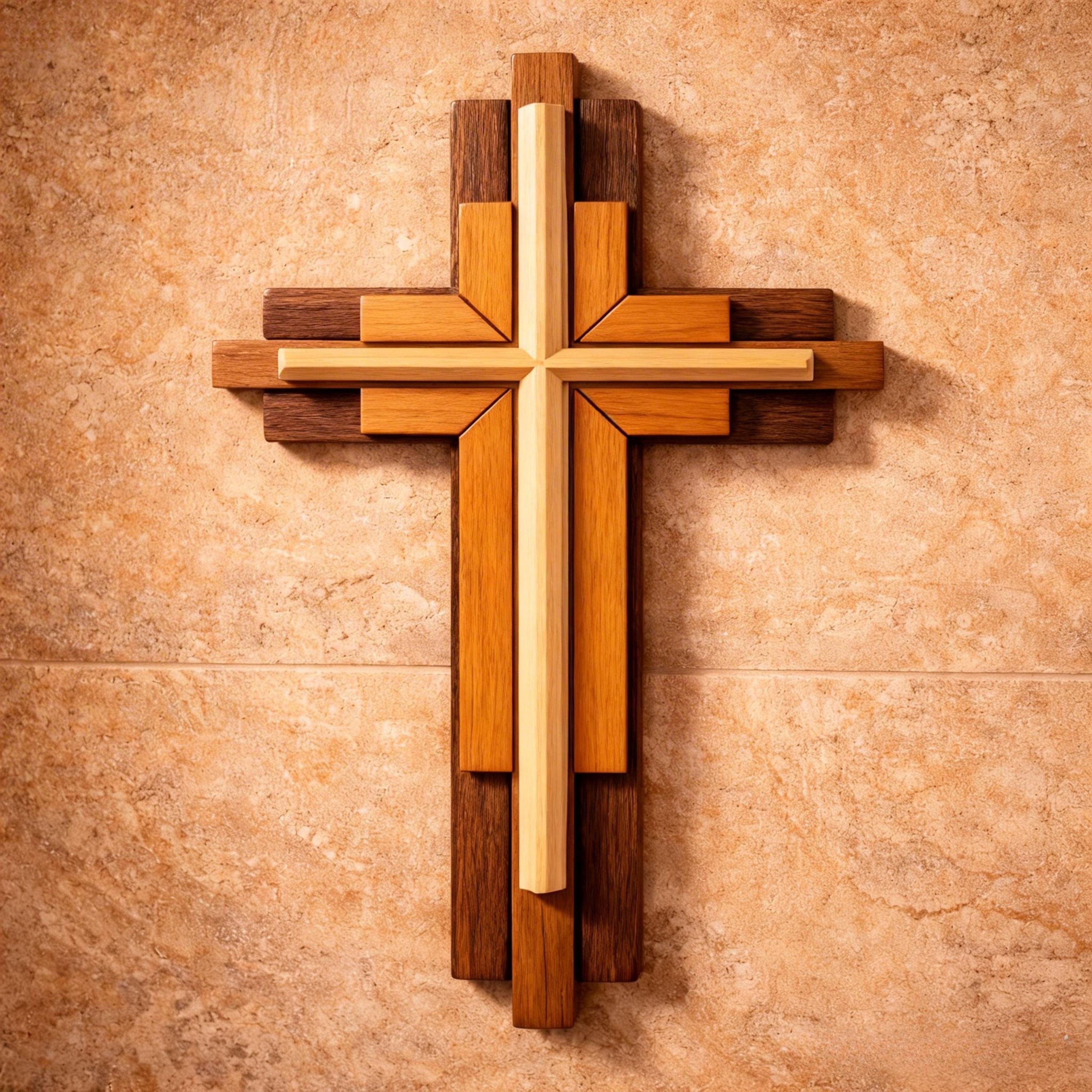 Planos de cruz de madera para construir y decorar paredes (Descarga PDF ...