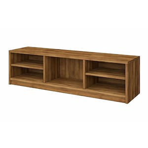 bench with shelf storage plans modern TV cabinet, wooden console table DIY woodworking furniture PDF