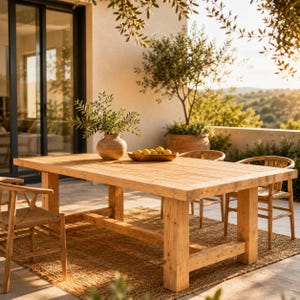 Planos para mesa y bancos de patio / Proyecto de carpintería para mesa de picnic con estructura de madera de 2x4 (PDF)