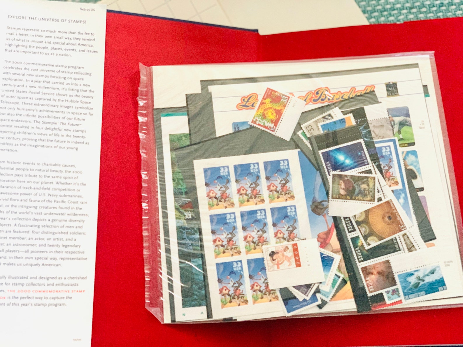 Stamp Collection Commemorative Y2K Yearbook 2000 FREE Etsy