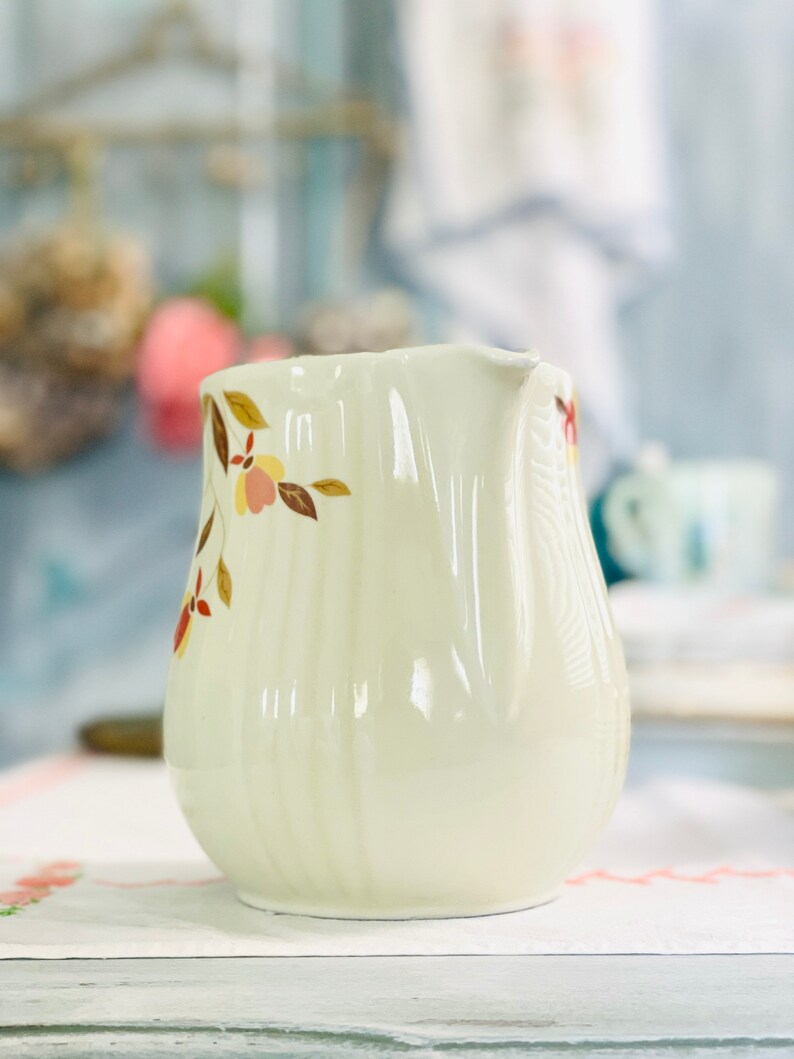 Vintage Pitcher Ceramic Hall's Jewel Tea Pitcher Jug Etsy