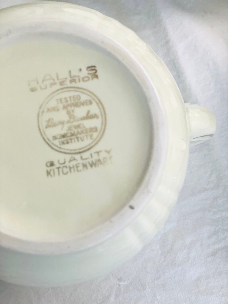 Vintage Pitcher Ceramic Hall's Jewel Tea Pitcher Jug Etsy