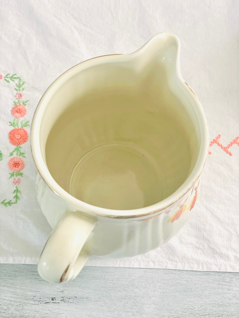 Vintage Pitcher Ceramic Hall's Jewel Tea Pitcher Jug Etsy