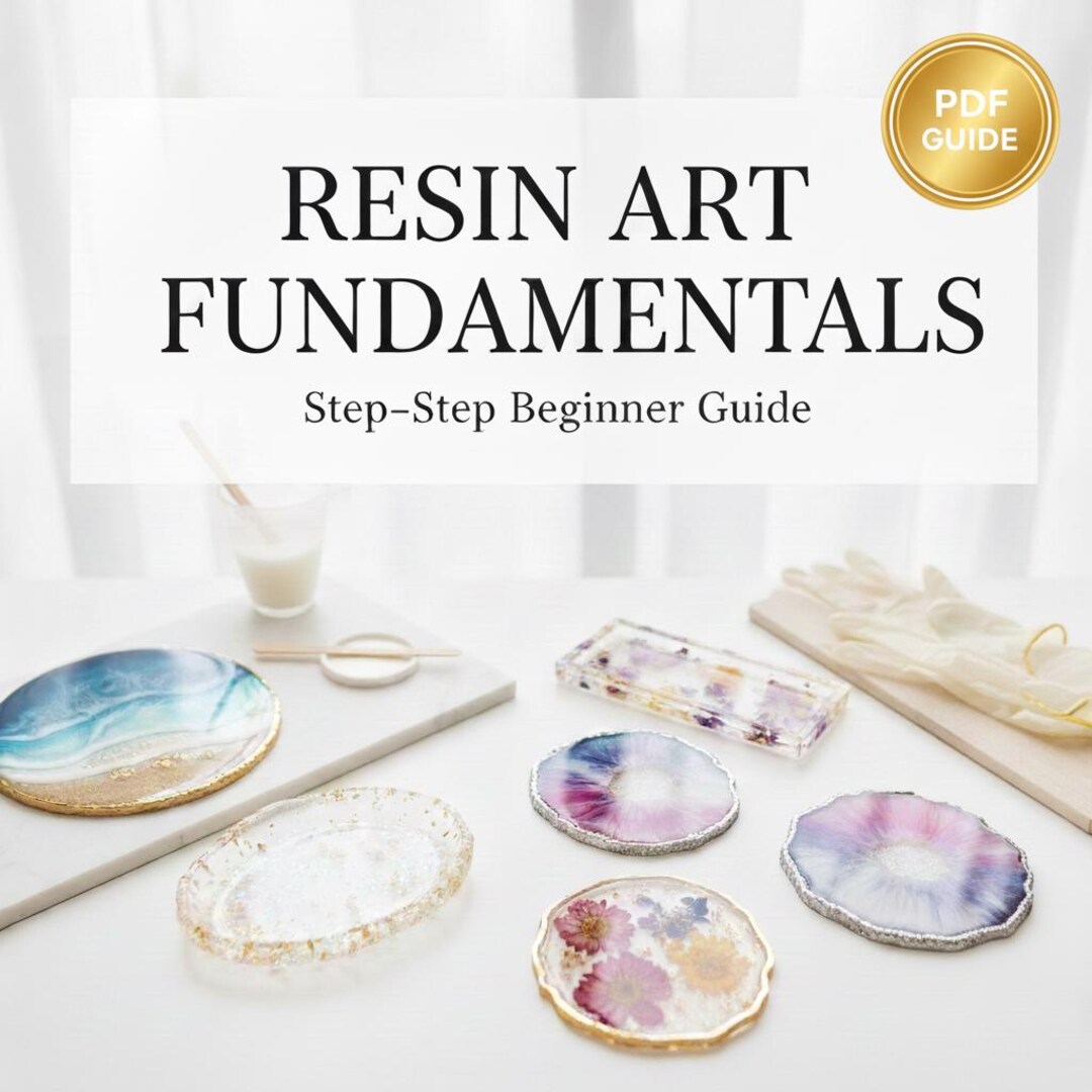 Resin Art Fundamentals – Step-by-step Beginner Guide (PDF) - Etsy