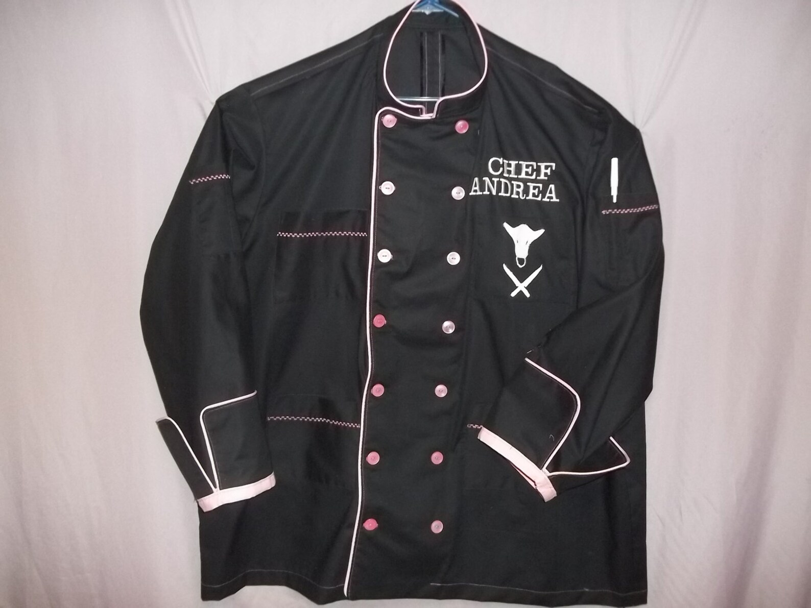 Custom Designed Chef Coat/ Jacket W/ Customers Private LOGO Etsy