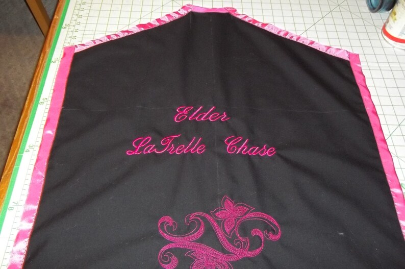 Custom Made 66 Garment Robe Bag Hand Made in Black Etsy
