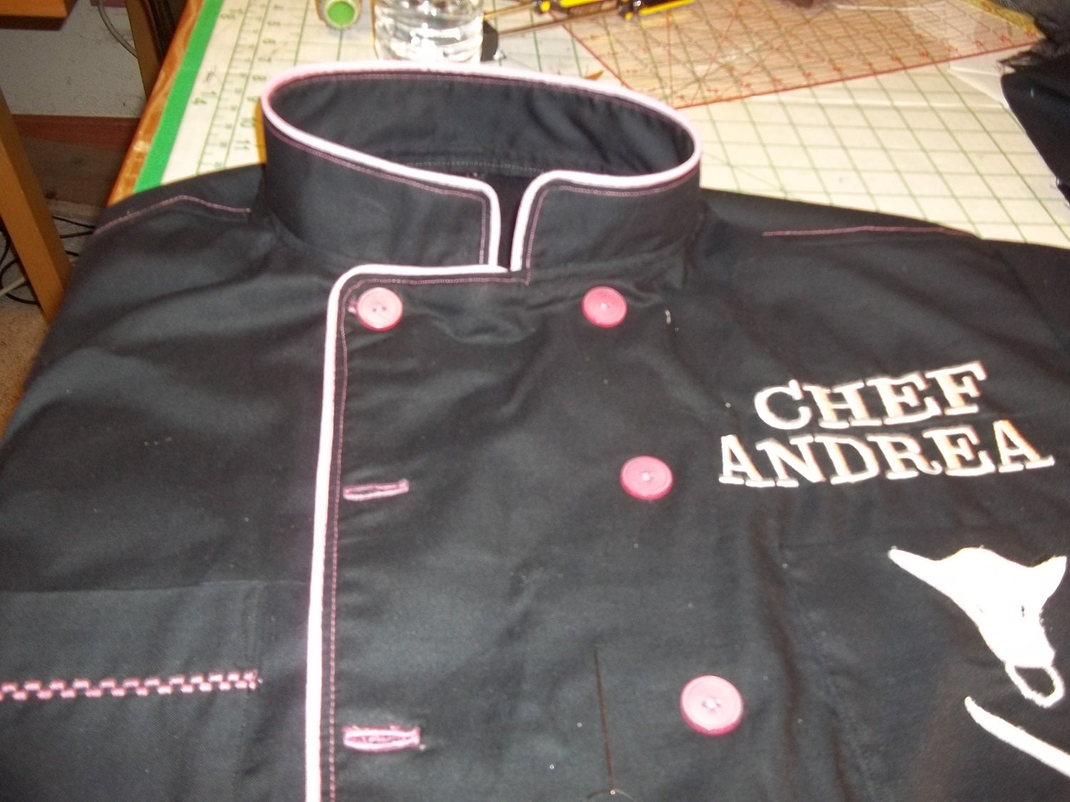 custom chef coats with logo