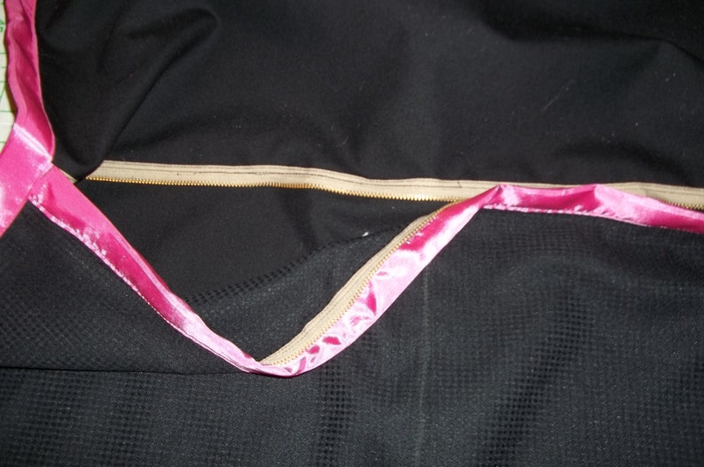 Custom Made 66 Garment Robe Bag Hand Made in Black Etsy