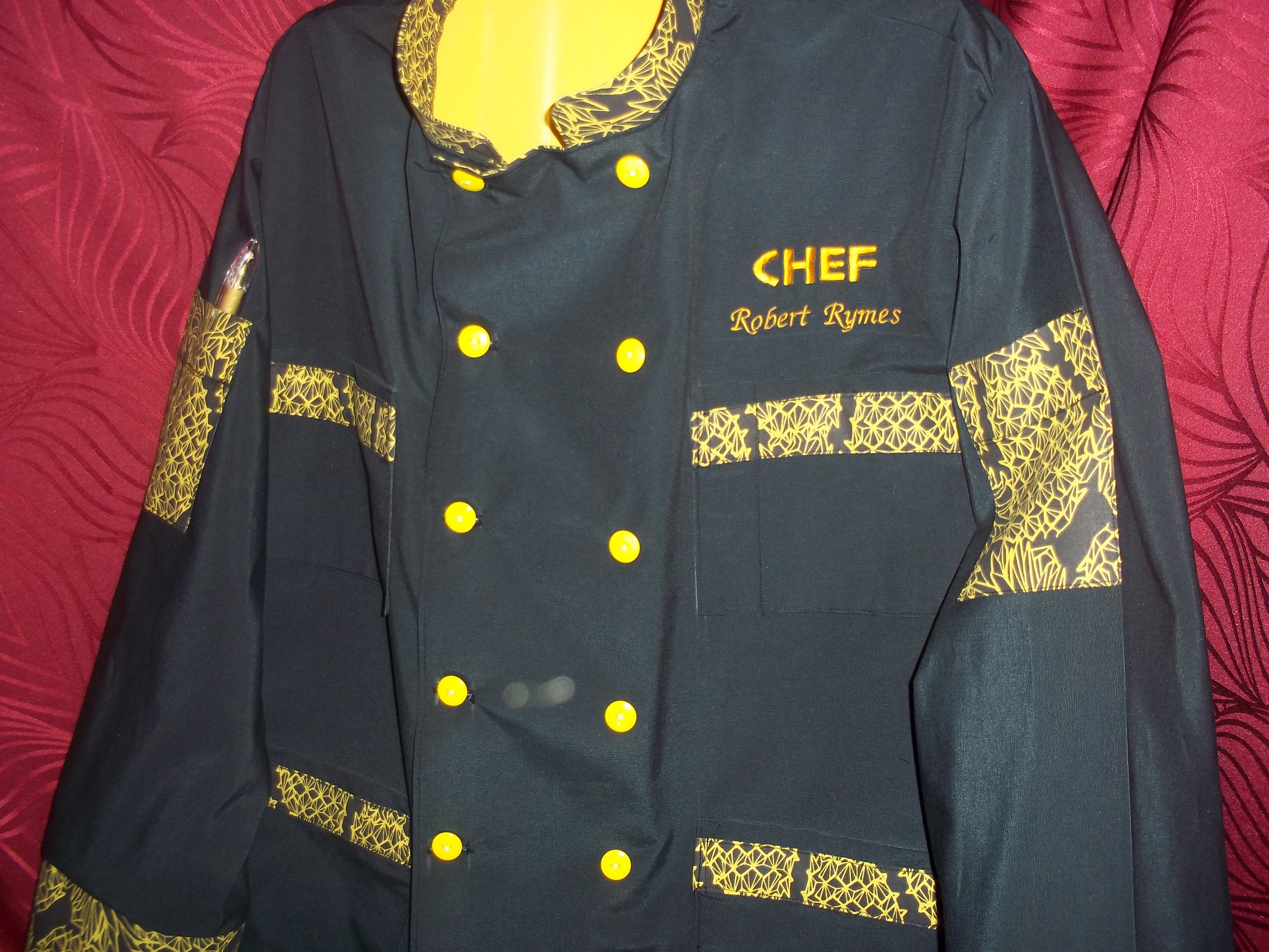 custom chef coat