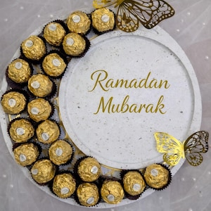 Halbmond Pralinenbox mit Ferrero Rocher – Luxus Geschenk zu Eid, Ramadan, Bayram, Hochzeit, Geburtstag, Eid mubarak, Bayram hediyesi, Kurban