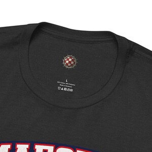 Maestro Croatia T-Shirt, Checkered Football Fan Shirt, Croatian Soccer Graphic Tee image 17