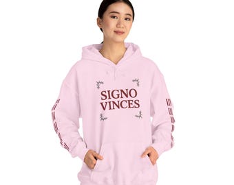 Bluza z kapturem Signo Vinces, minimalistyczny styl uliczny