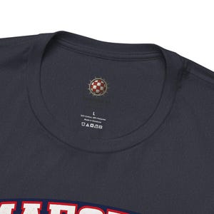 Maestro Croatia T-Shirt, Checkered Football Fan Shirt, Croatian Soccer Graphic Tee image 18