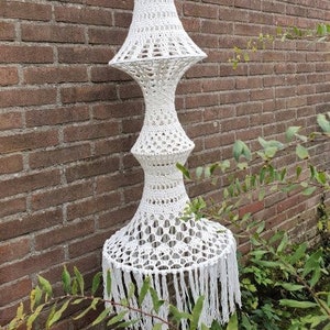 Haakpatroon Alice Wonderlamp/ Crochet Pattern Fishnetlamp Alice Wonderlamp