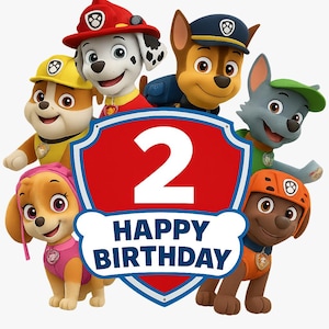 Paw Patrol 2nd Birthday Party Supplies & Vehicles - View #5