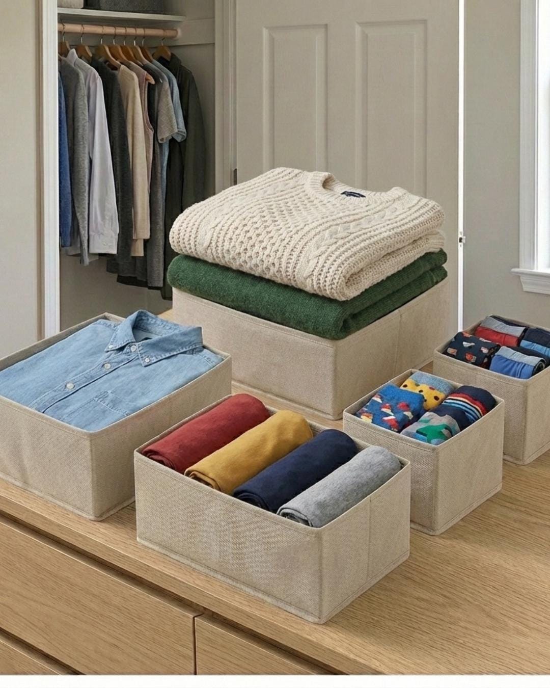 Cassetto organizer per biancheria intima, cassetto