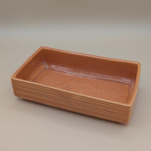 McCoy Rectangular Burnt Orange Planter 5022