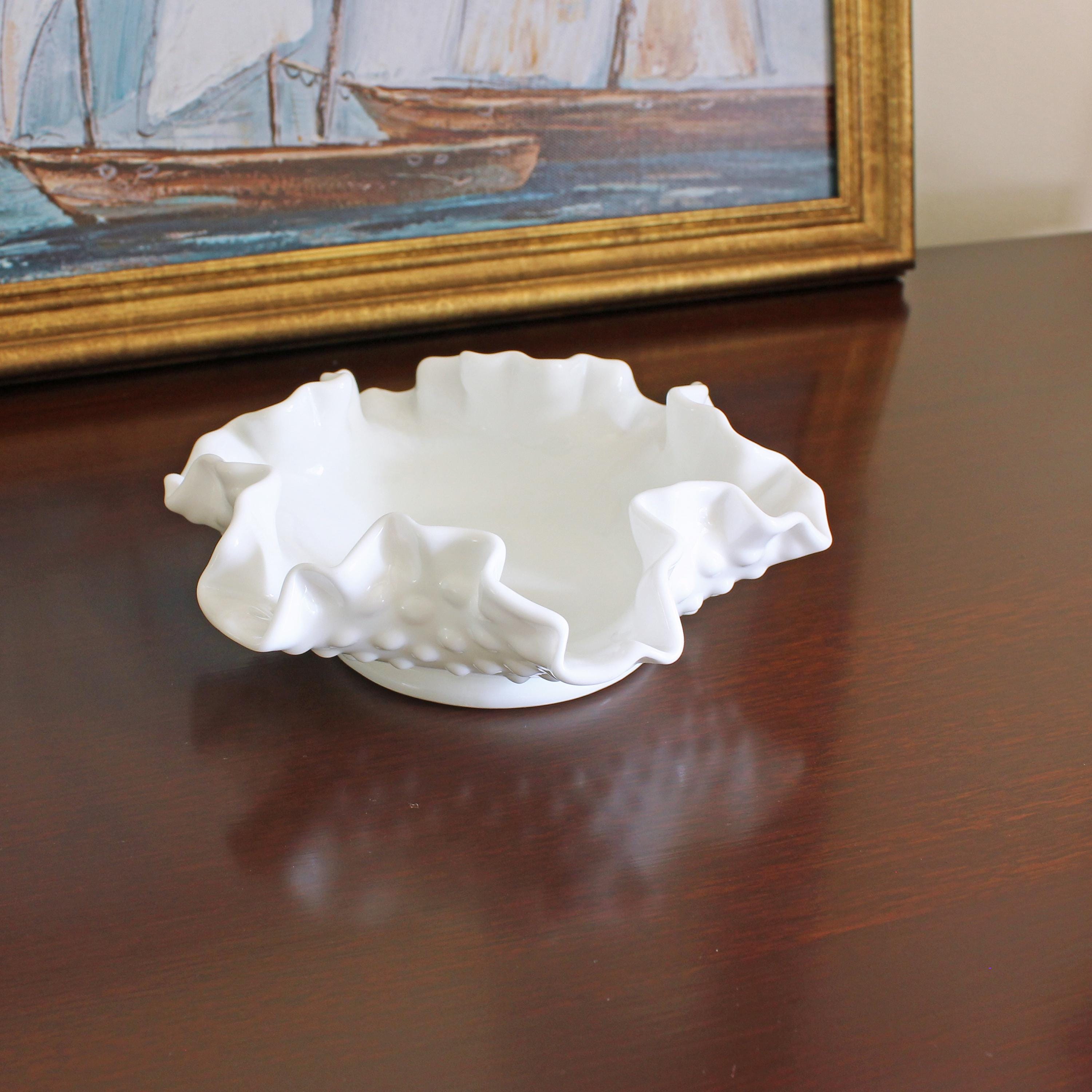 Fenton Ruffled Bowl - Etsy
