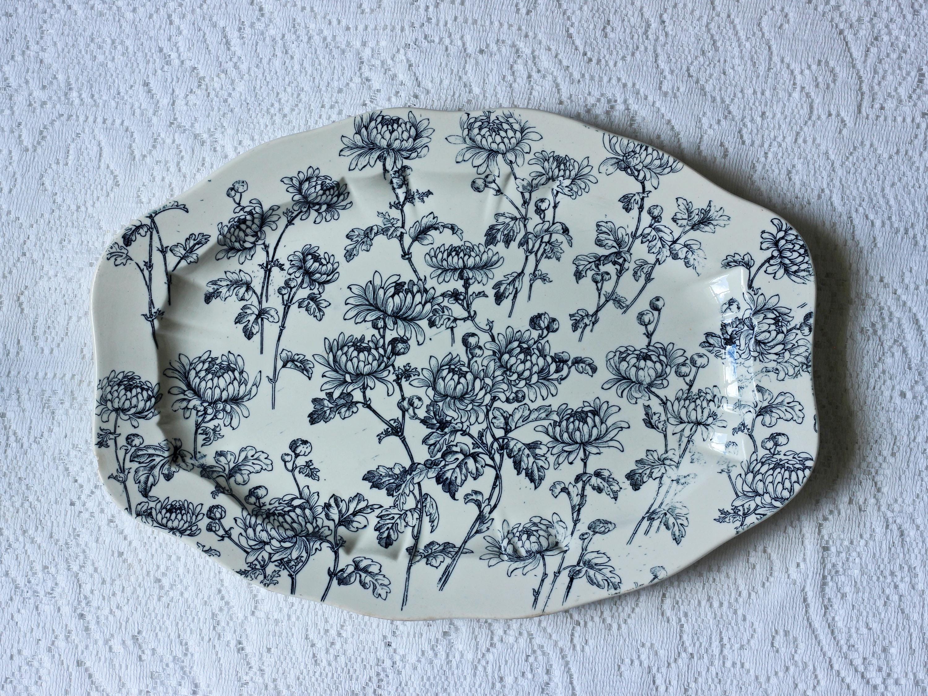 【BURSLEM】アンティーク　プレート Burslem Pottery - Etsy