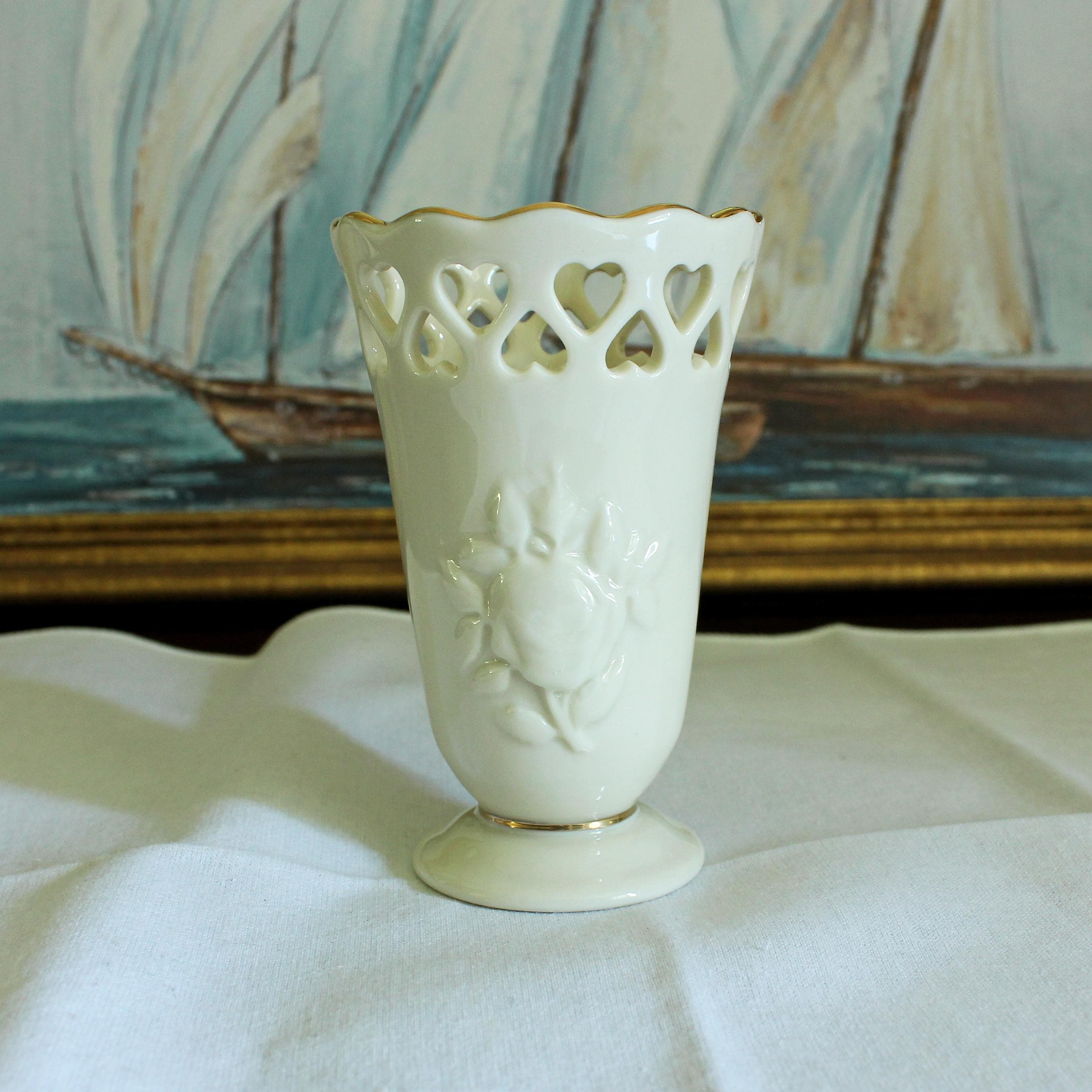 Vintage Lenox Small Vase - Etsy