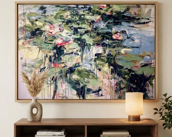 Water Lilies 01 | Oil painting Art Print