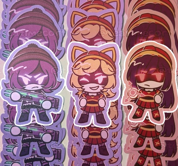 Murder Drones Vinyl Stickers | Uzi, Lizzy, Doll