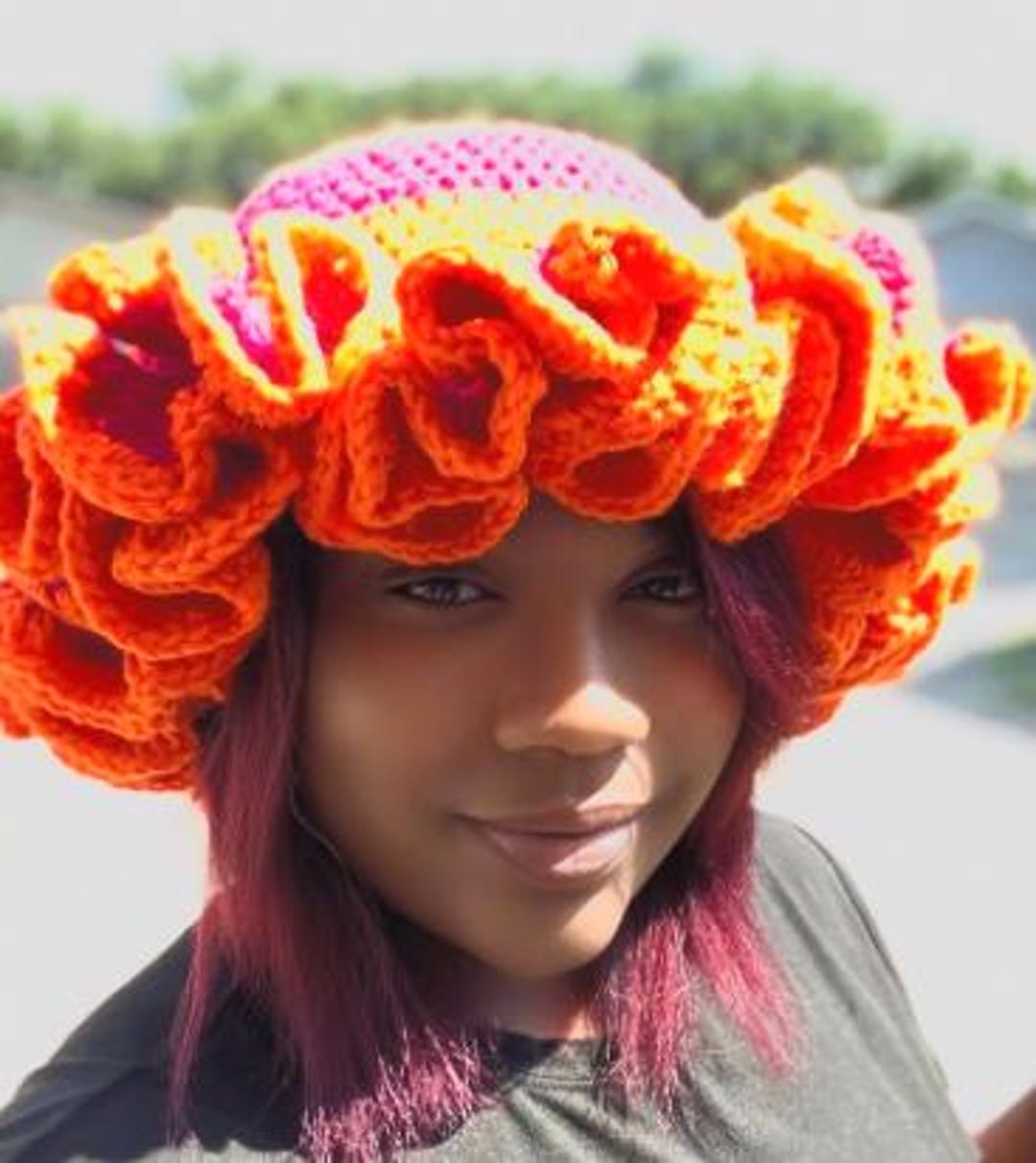 Digital Crochet Pattern PDF ONLY – Women’s Handmade Boho Chic Ruffle ...