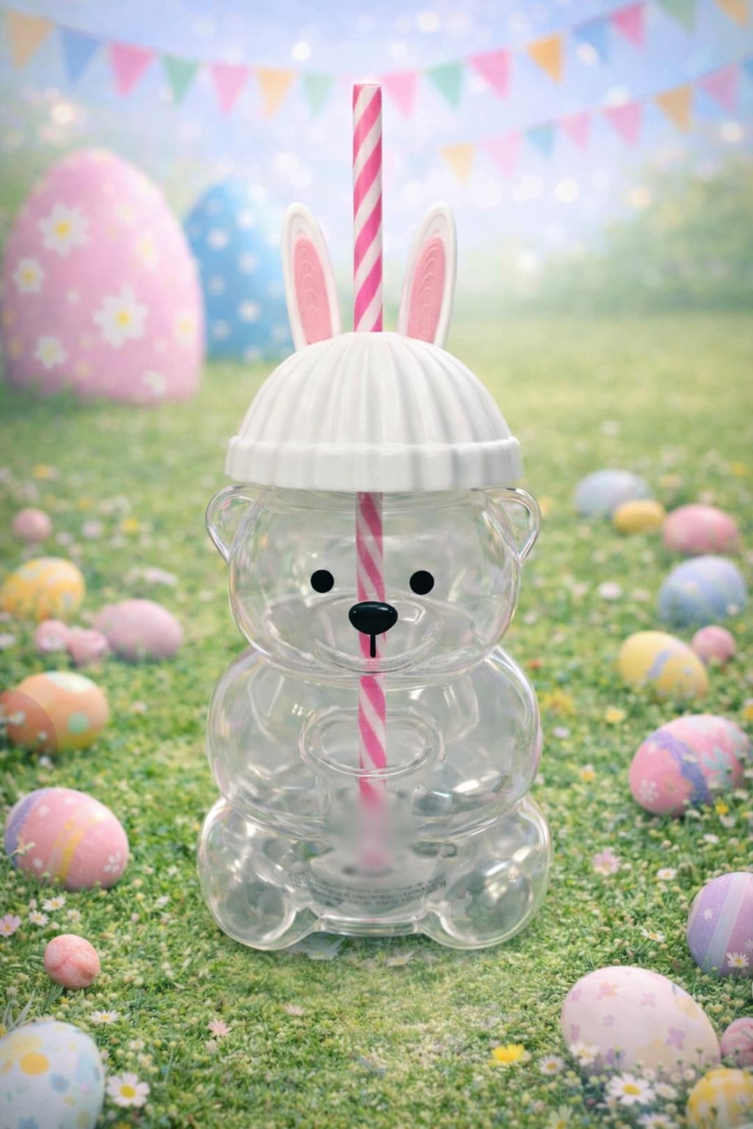 Starbucks Rabbit Topper Starbucks Bearista Bunny Edition - White and Pink Hat Topper! Free ...