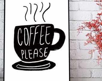 Printable: Coffee Please Print