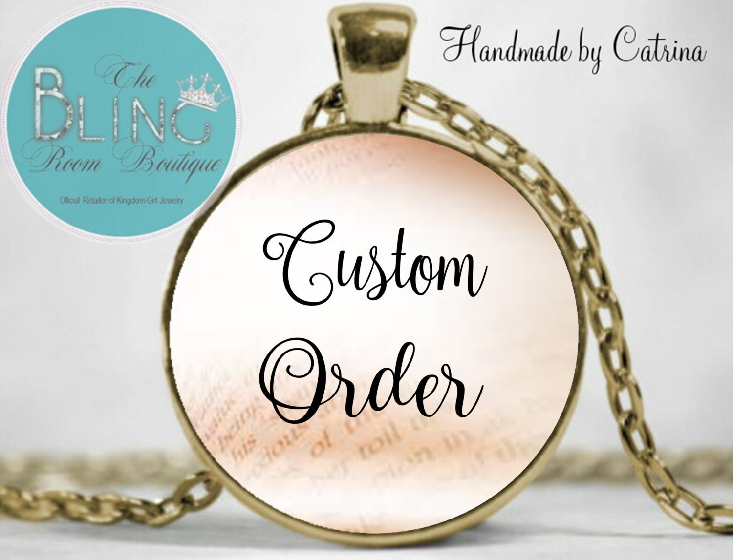 Custom Pendant Etsy