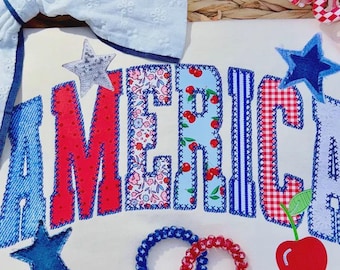 America Lace DTF Transfers, Pressklar, Fjärde juli, Sommar Direkt till Film, Trendig, Memorial Day
