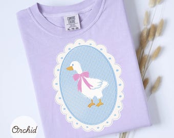 Gingham goose Dtf Transfers, Ready to Press, Direct to Film