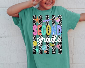 Back To School Grades Dtf Transfers, Ready to press, Kindergarten - Fourth