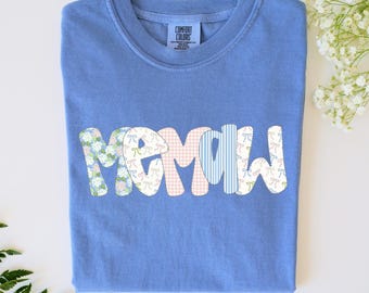 Memaw Dtf Transfers, Ready to Press, Heart Direct to Film, Tshirt Iron On