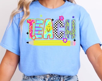 Teach Dtf Transfers, Pressklara, T-shirt Transfers