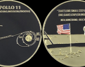 Moneda del alunizaje del Apolo 11 de la NASA