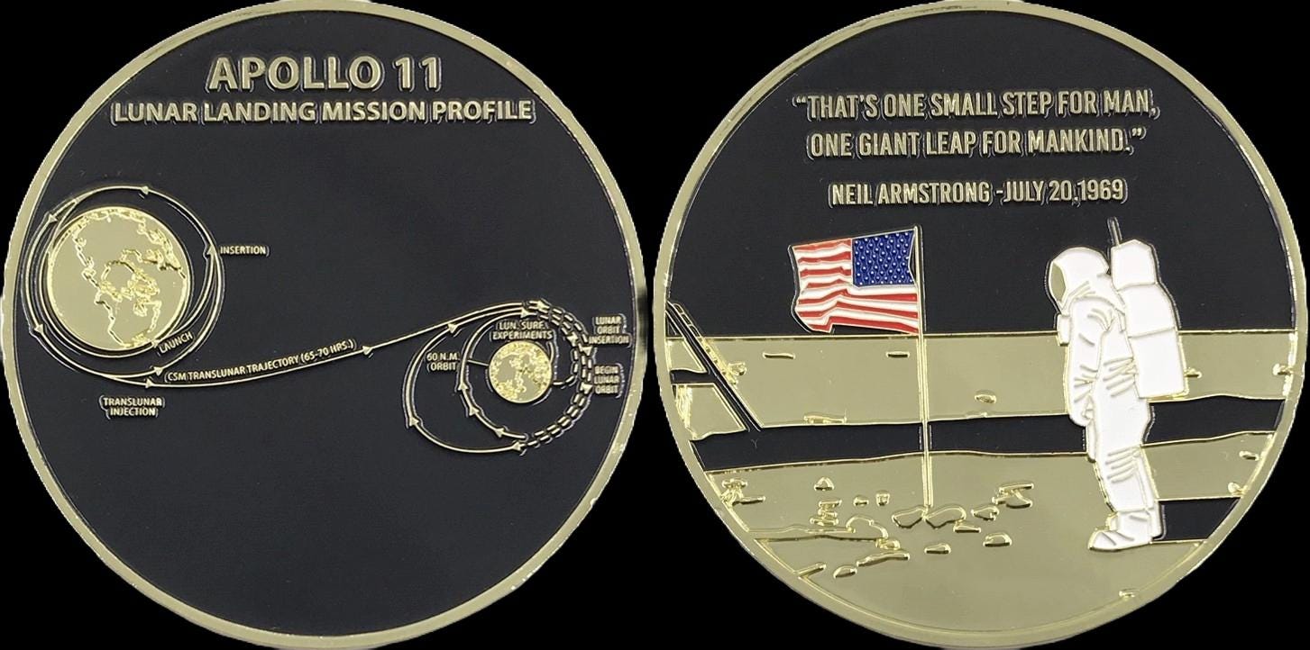 Moon Landing Record - Etsy