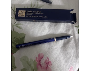 RARE Estée Lauder Signature Automatic Eye Pencil W Refill In Weiß New Nib Duo