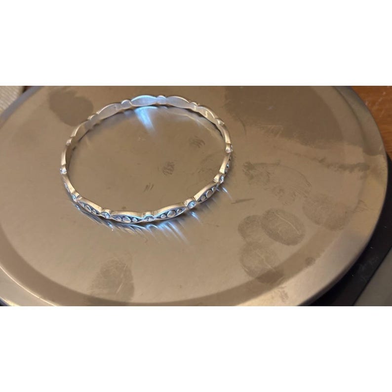 Brighton Brighton Journey To India Thin Bangle Silver bracelet rare find image 1