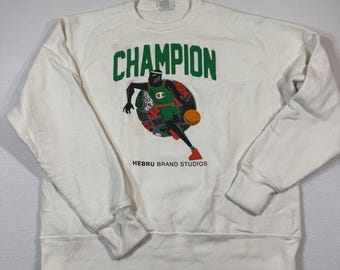 Champion Tan Sweatshirt Hoodie Classic Design