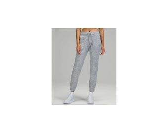LULULEMON Ready to Rulu Jogger Sweatpants NWT  29" Speckle 109 Jacquard Gray