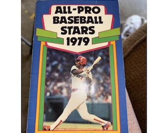 Libro retro de las estrellas del béisbol profesional Garvey Rose Carew, VINTAGE 1979