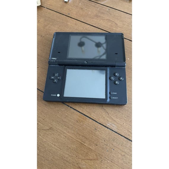 Nintendo DSi Console Black handheld game system tested works no charger