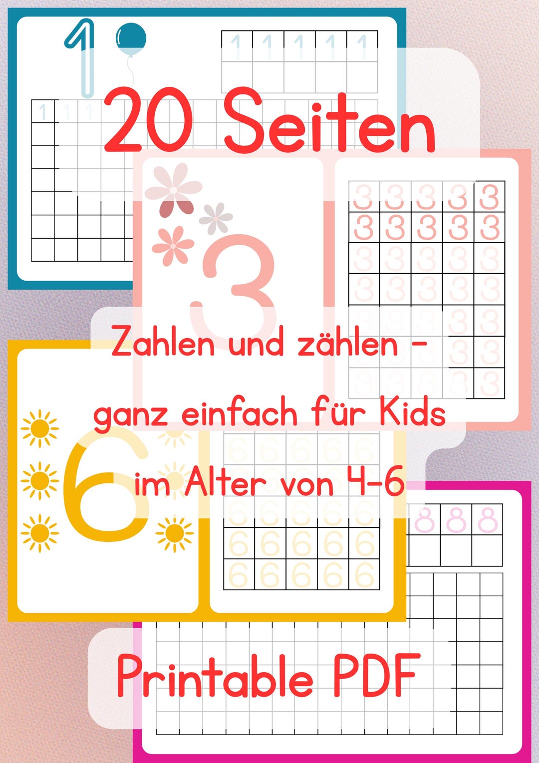 Printable Number Learning for Kids | Practice Numbers 0-9 | Preschool ...