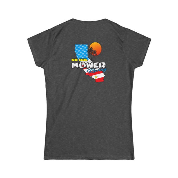 SoCal Mower Racing Lawn Mower Racing T-Shirt | Dirt Oval Racing Tee
