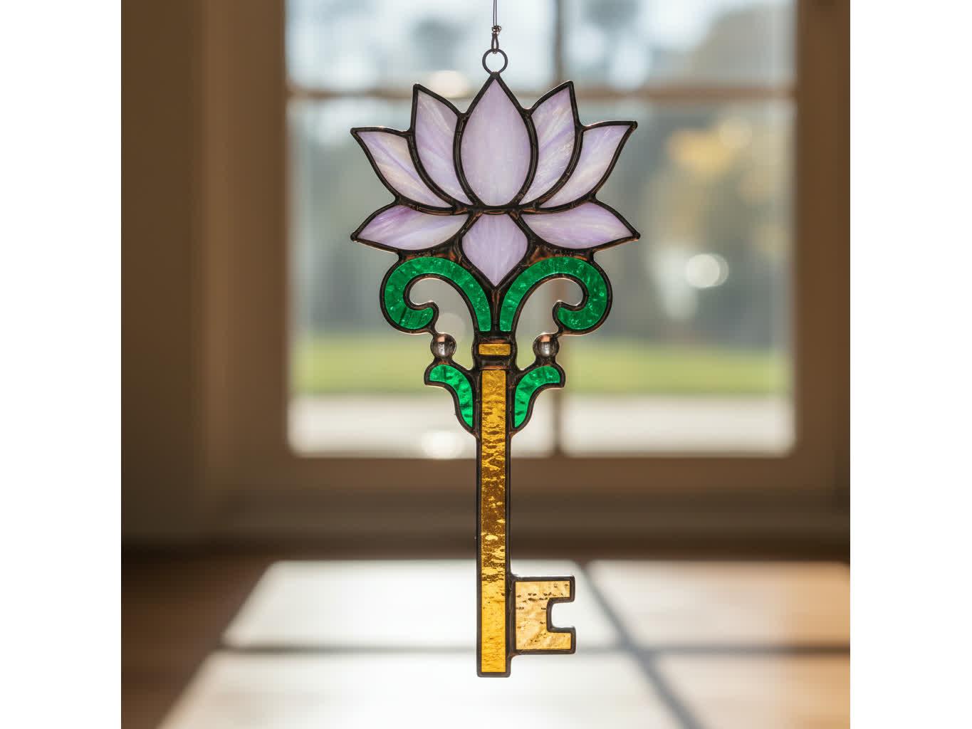 Stained Glass Key - Etsy