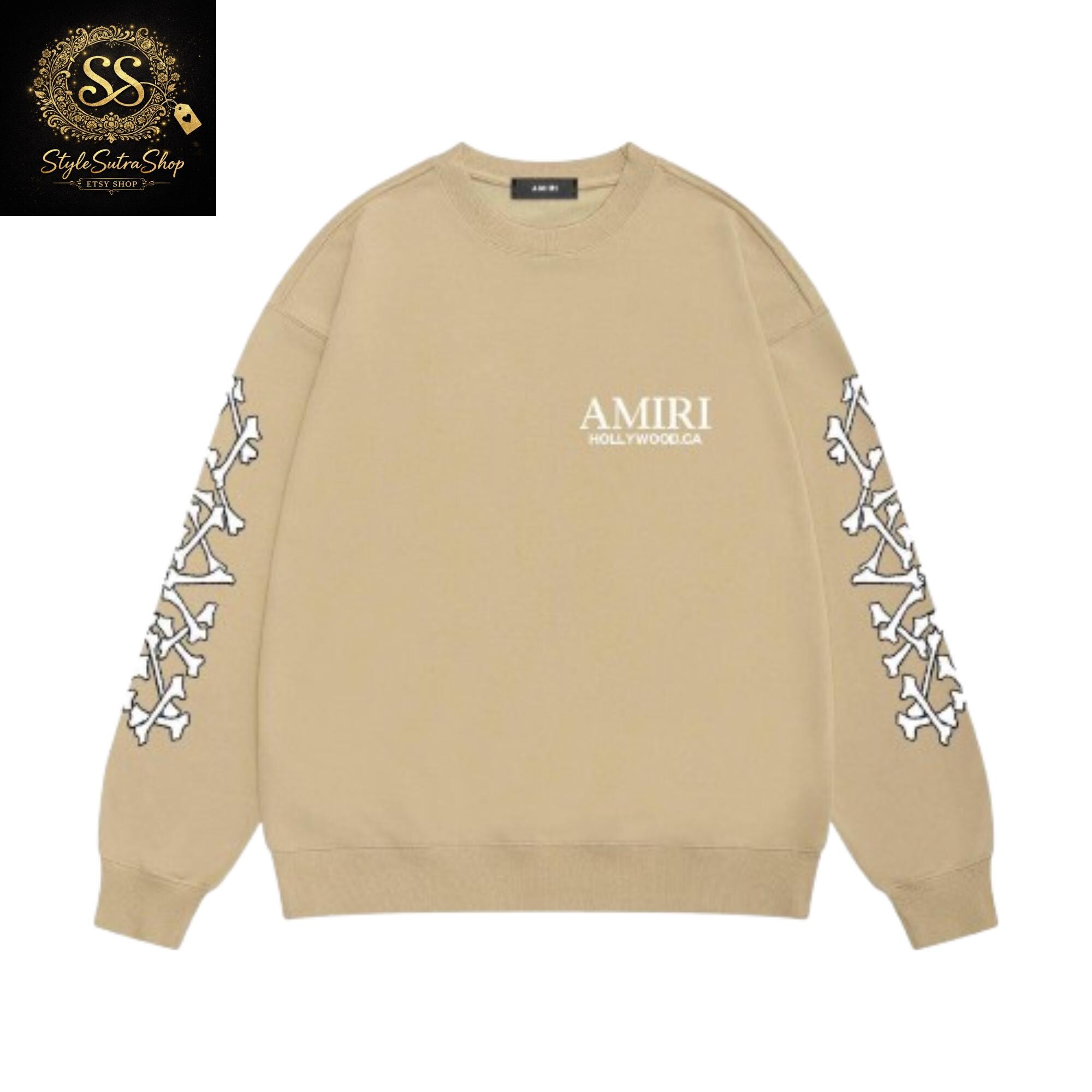 幻 AMIRI Vintage Fade Crewneck Sweatshirt Amiri Hoodies - Etsy
