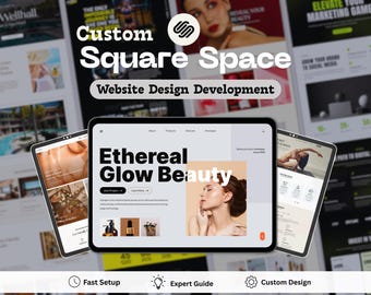 Custom Squarespace Website Design | Professional Theme Customization | SEO Optimized | Fast & Mobile Responsive Business Website