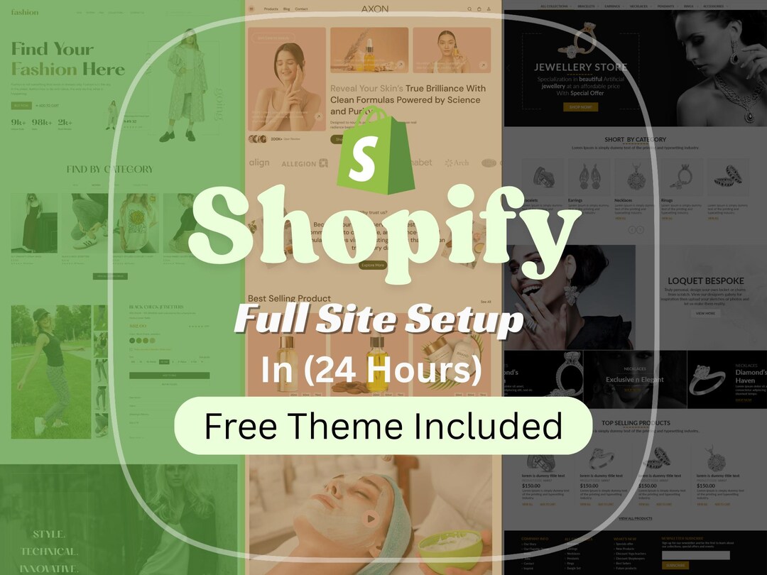 Shopify Store Setup in 24H | Conversion-optimized | Premium Theme ...