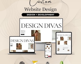 Custom Website Design Development | Unlimited Revisions | For Brands E-Commerce and Small Businesses | Optimized & Mobile Responsive Website